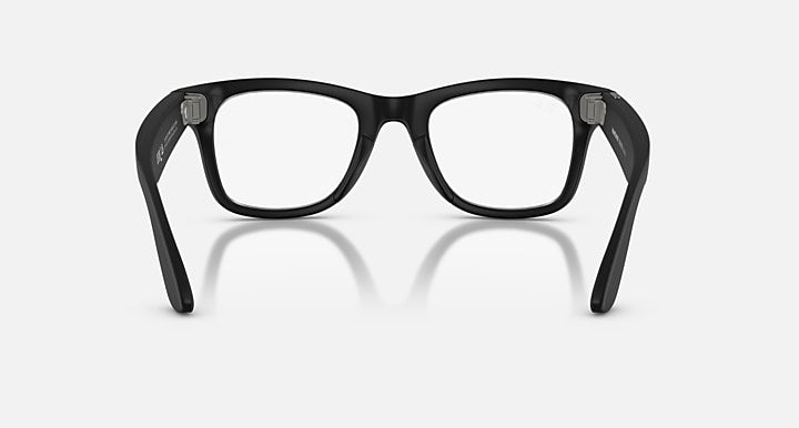 Ray-Ban RAY-BAN META WAYFARER - GEN 2 Black with Clear Blue-Violet Light Filter lenses - Back