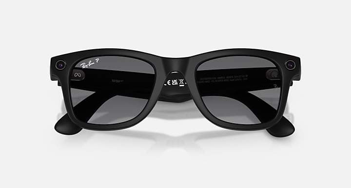 Ray-Ban RAY-BAN META WAYFARER - GEN 2 Black with Graphite Polarized Gradient lenses - Closed Front
