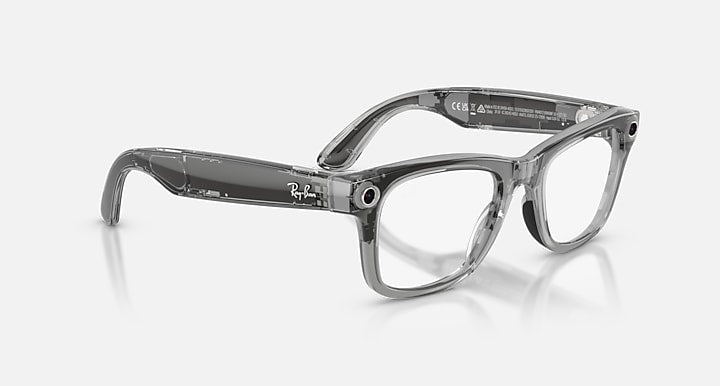 Ray-Ban RAY-BAN META WAYFARER - GEN 2 Transparent Grey with Clear/Sapphire Transitions® lenses - Alternative