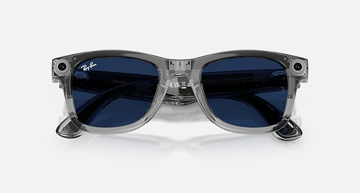 Ray-Ban RAY-BAN META WAYFARER - GEN 2 Transparent Grey with Clear/Sapphire Transitions® lenses - Alternative