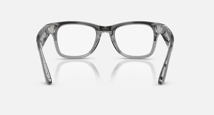 Ray-Ban RAY-BAN META WAYFARER - GEN 2 Transparent Grey with Clear/Sapphire Transitions® lenses - Back