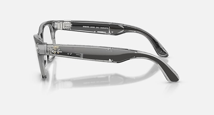 Ray-Ban RAY-BAN META WAYFARER - GEN 2 Transparent Grey with Clear/Sapphire Transitions® lenses - Lateral