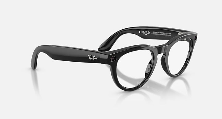 Ray-Ban RAY-BAN META LOW BRIDGE FIT HEADLINER - GEN 2 Black with Clear/Sapphire Transitions® lenses - Alternative