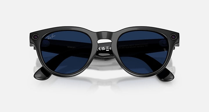 Ray-Ban RAY-BAN META LOW BRIDGE FIT HEADLINER - GEN 2 Black with Clear/Sapphire Transitions® lenses - Alternative