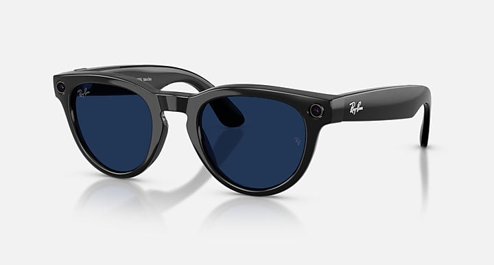 Ray-Ban RAY-BAN META LOW BRIDGE FIT HEADLINER - GEN 2 Black with Clear/Sapphire Transitions® lenses - Alternative