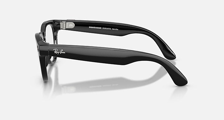 Ray-Ban RAY-BAN META LOW BRIDGE FIT HEADLINER - GEN 2 Black with Clear/Sapphire Transitions® lenses - Lateral