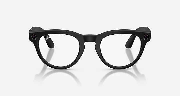 Ray-Ban RAY-BAN META HEADLINER - GEN 2 Black with Clear Blue-Violet Light Filter lenses - Front
