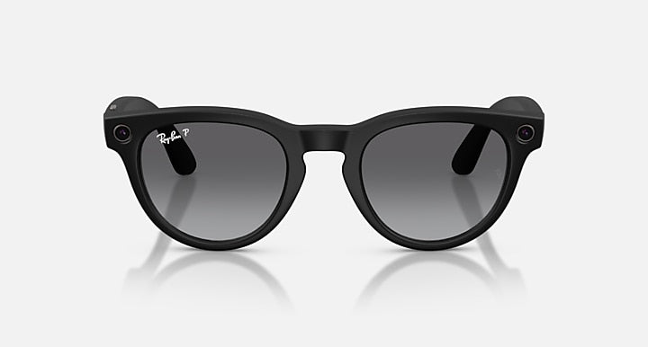 Ray-Ban RAY-BAN META HEADLINER - GEN 2 Black with Polarized Gradient Graphite Gradient lenses - Front
