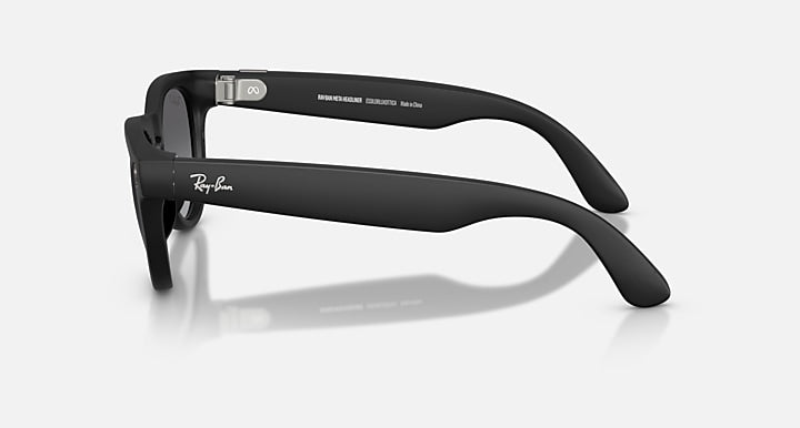 Ray-Ban RAY-BAN META HEADLINER - GEN 2 Black with Polarized Gradient Graphite Gradient lenses - Lateral