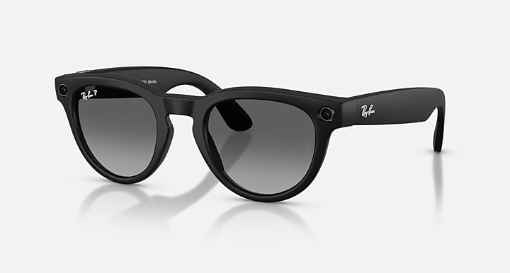 Ray-Ban RAY-BAN META HEADLINER - GEN 2 Black with Polarized Gradient Graphite Gradient lenses - Quarter