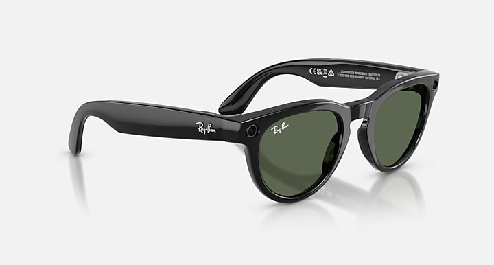 Ray-Ban RAY-BAN META HEADLINER - GEN 2 Black with G-15 Green Solid Color lenses - Alternative
