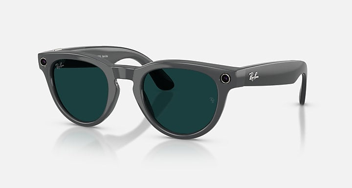 Ray-Ban RAY-BAN META HEADLINER - GEN 2 Asteroid Grey with Clear/Emerald Transitions® lenses - Alternative