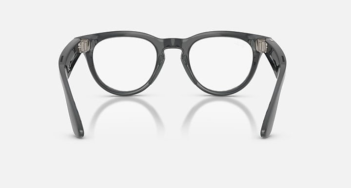 Ray-Ban RAY-BAN META HEADLINER - GEN 2 Asteroid Grey with Clear/Emerald Transitions® lenses - Back