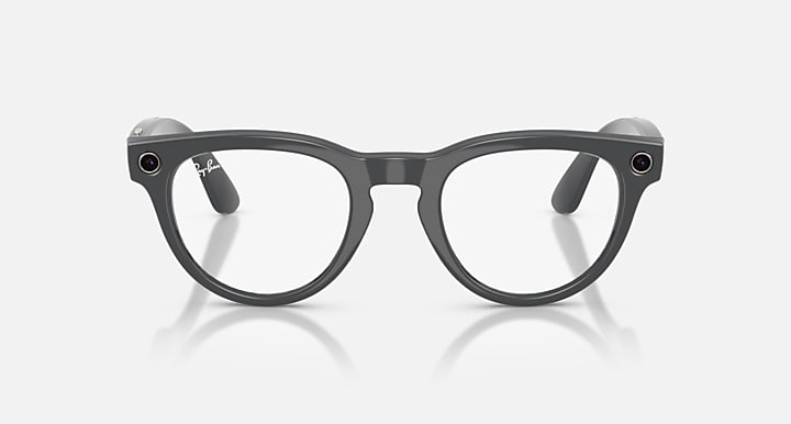 Ray-Ban RAY-BAN META HEADLINER - GEN 2 Asteroid Grey with Clear/Emerald Transitions® lenses - Front