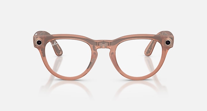 Ray-Ban RAY-BAN META HEADLINER - GEN 2 Peach with Clear/Grey Transitions® lenses - Front