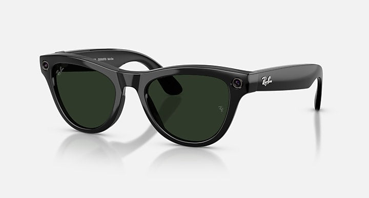 Ray-Ban RAY-BAN META SKYLER - GEN 2 Black with Graphite Green Transitions® lenses - Alternative