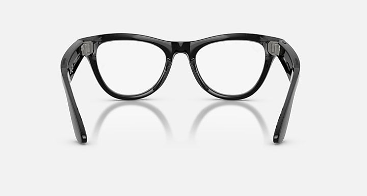 Ray-Ban RAY-BAN META SKYLER - GEN 2 Black with Graphite Green Transitions® lenses - Back