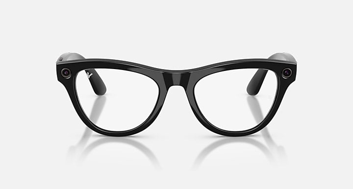 Ray-Ban RAY-BAN META SKYLER - GEN 2 Black with Graphite Green Transitions® lenses - Front
