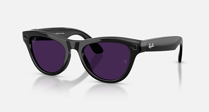 Ray-Ban RAY-BAN META SKYLER - GEN 2 Black with Clear/Amethyst Transitions® lenses - Alternative