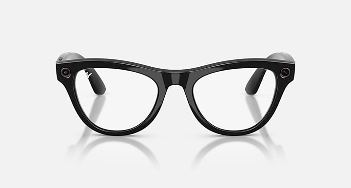Ray-Ban RAY-BAN META SKYLER - GEN 2 Black with Clear/Amethyst Transitions® lenses - Front