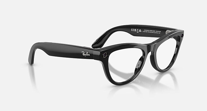 Ray-Ban RAY-BAN META SKYLER - GEN 2 Black with Clear Blue-Violet Light Filter lenses - Alternative