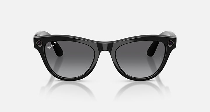 Ray-Ban RAY-BAN META SKYLER - GEN 2 Black with Polarized Gradient Graphite Gradient lenses - Front