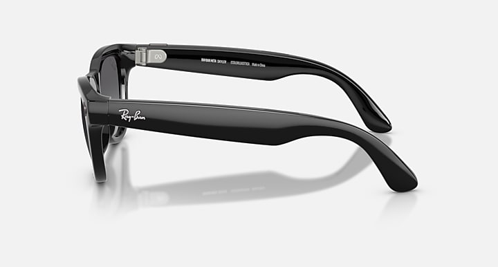 Ray-Ban RAY-BAN META SKYLER - GEN 2 Black with Polarized Gradient Graphite Gradient lenses - Lateral