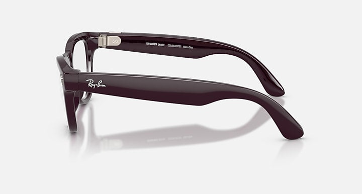 Ray-Ban RAY-BAN META SKYLER - GEN 2 Mystic Violet with Clear/Amethyst Transitions® lenses - Lateral