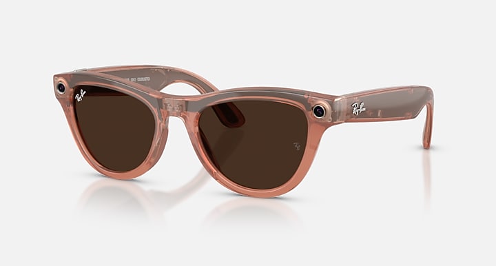 Ray-Ban RAY-BAN META SKYLER - GEN 2 Peach with Clear/Brown Transitions® lenses - Alternative
