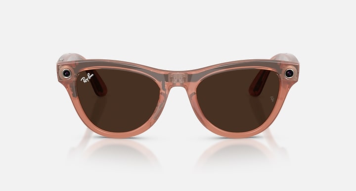 Ray-Ban RAY-BAN META SKYLER - GEN 2 Peach with Clear/Brown Transitions® lenses - Alternative