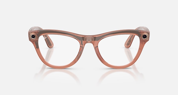 Ray-Ban RAY-BAN META SKYLER - GEN 2 Peach with Clear/Brown Transitions® lenses - Front
