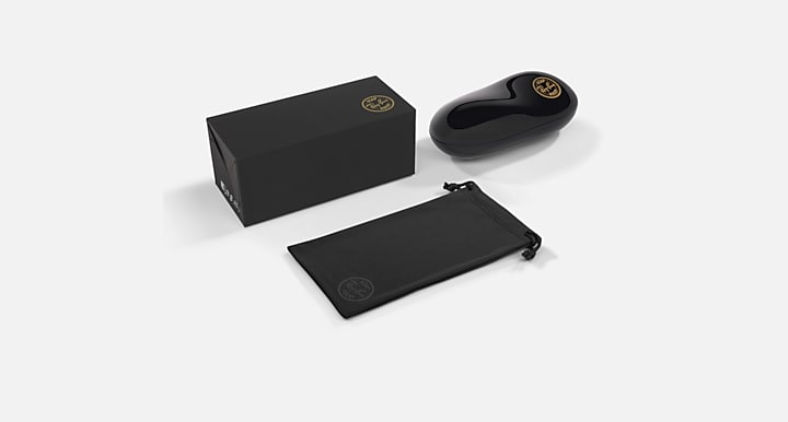 Ray-Ban FLACKO PUFFER Black with Dark Violet Solid Color lenses - Packaging